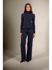 Perfect Cashmere Kaszmirowy sweter "Bise" w kolorze granatowym rozmiar: M. Niebieskie golfy Perfect Cashmere, m, bez wzorów, z kaszmiru, bez ramiączek. Za 347.99 zł.