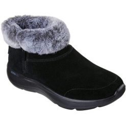 Buty Skechers On-the-go Encore - Snow-cappe, Kobiety. Czarne obuwie sportowe Skechers, z zamszu, bez zapięcia. Za 590.00 zł.