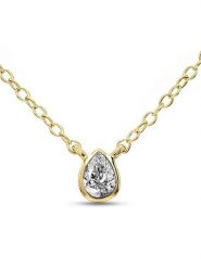 Diamant Vendôme Złoty naszyjnik z diamentem - dł. 40 cm rozmiar: onesize. Żółte naszyjniki Diamant Vendöme, z diamentem, złote. Za 1,478.99 zł.