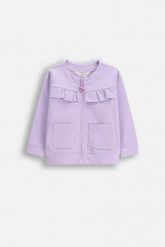 Bluza rozpinana. Fioletowe bluzy COCCODRILLO, s, bez wzorów, z dresówki, bez kaptura. Za 69.90 zł.