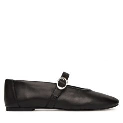 Baleriny Aldo. Czarne baleriny Aldo, bez wzorów, bez obcasa. Za 209.99 zł.