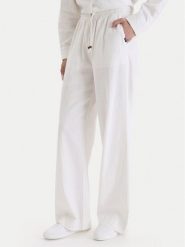 Nautica Spodnie materiałowe W126-NALTR-1020-01X Biały Wide Leg. Białe spodnie materiałowe Nautica, m, bez wzorów, ze lnu. Za 149.99 zł.