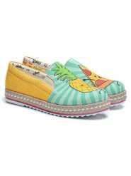 Goby Espadryle w kolorze turkusowo-żółtym ze wzorem rozmiar: 40. Niebieskie espadryle Goby, bez wzorów, bez obcasa, bez zapięcia. Za 245.96 zł.