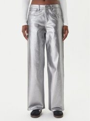 Adidas Jeansy Firebird KD2922 Srebrny Loose Fit. Szare jeansy Adidas, bez wzorów. Za 438.99 zł.