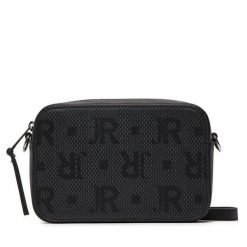 Torebka John Richmond. Czarne listonoszki John Richmond, bez wzorów, bez dodatków. Za 459.99 zł.