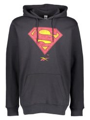 Reebok Bluza "Superman" w kolorze czarnym rozmiar: XL. Czarne bluzy Reebok, xl, bez wzorów, z kapturem. Za 127.65 zł.