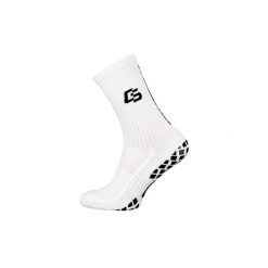Skarpety Control Socks. Białe skarpety FOOTBALL MASTERS, bez wzorów. W wyprzedaży za 39.00 zł.
