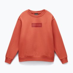 Bluza damska Napapijri B-Suze C. Czerwone bluzy Napapijri, bez wzorów, bez kaptura. Za 259.99 zł.