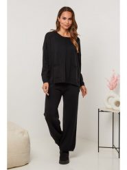 Soft Cashmere 2-częściowy zestaw w kolorze czarnym rozmiar: 34/36. Czarne swetry Soft Cashmere, bez wzorów, z kaszmiru, bez ramiączek. Za 118.84 zł.