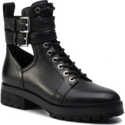 Botki MICHAEL MICHAEL KORS - Bensen Bootie 40T9BNFE5L Black. Czarne botki MICHAEL Michael Kors, bez wzorów, ze skóry, bez obcasa, na obcasie, bez zapięcia. Za 1,179.00 zł.