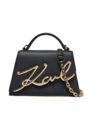 KARL LAGERFELD Torebka A1W30038 Czarny. Czarne torebki klasyczne KARL LAGERFELD, bez wzorów, ze skóry, bez dodatków. Za 1,299.00 zł.