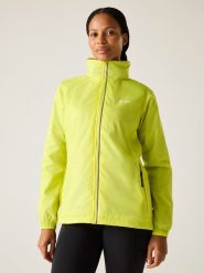 Regatta Kurtka przeciwdeszczowa "Corinne IV" w kolorze żółtym rozmiar: 48. Żółte kurtki sportowe Regatta, m, bez wzorów, z materiału, bez kaptura, outdoorowe. Za 137.10 zł.