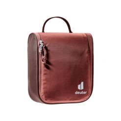 Kosmetyczka Deuter Wash Center I - caspia/raisin. Czerwone kufry i kosmetyczki Deuter, bez wzorów, bez dodatków. Za 151.99 zł.