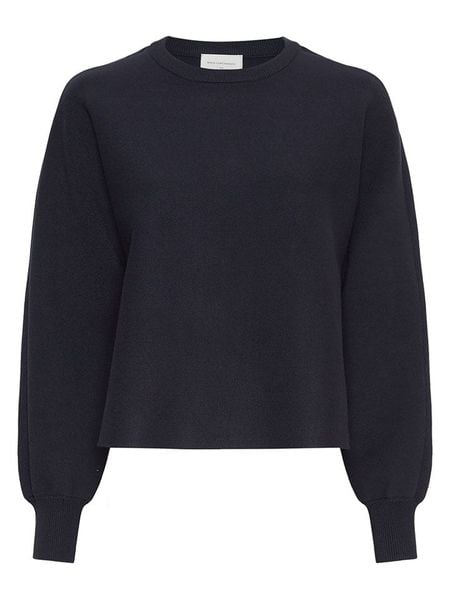 MOSS COPENHAGEN Sweter "Thami" w kolorze czarnym rozmiar: M/L. Czarne swetry Moss Copenhagen, l, bez wzorów, bez ramiączek. Za 219.08 zł.
