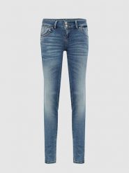 LTB Dżinsy "Molly M" - Slim fit - w kolorze niebieskim rozmiar: W33/L32. Niebieskie jeansy LTB, l, z aplikacjami. Za 100.99 zł.