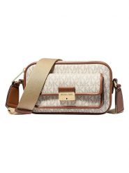 Michael Kors Torebka w kolorze beżowym - 19 x 14 x 7 cm rozmiar: onesize. Brązowe torby na ramię Michael Kors, bez wzorów, z materiału, na ramię, bez dodatków. Za 571.45 zł.