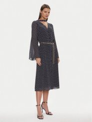 MICHAEL Michael Kors Sukienka codzienna MR4825DBT9 Granatowy Regular Fit. Niebieskie sukienki MICHAEL Michael Kors, na co dzień, l, bez wzorów, z syntetyku, bez kołnierzyka, bez ramiączek, proste. Za 1,139.00 zł.