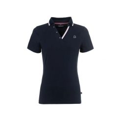 Damskie jeździeckie polo Cavallo Bea. Czerwone koszulki polo CAVALLO, bez wzorów, z bawełny, bez kołnierzyka, bez ramiączek. Za 190.50 zł.