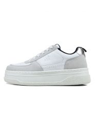 GAP Sneakersy "Paradise IV" w kolorze srebrno-białym rozmiar: 40. Białe trampki GAP, bez wzorów, bez zapięcia. Za 167.67 zł.