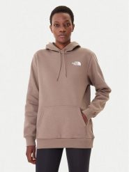 The North Face Bluza Simple Dome NF0A89EY Brązowy Regular Fit. Brązowe bluzy The North Face, xs, bez wzorów, z bawełny, bez kaptura. Za 299.99 zł.