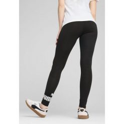 Legginsy damskie z logo No. 1 ESS PUMA Black. Czarne legginsy Puma, l, bez wzorów, z dżerseju. W wyprzedaży za 94.00 zł.