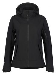 Icepeak Kurtka softshellowa "Bathgate" w kolorze czarnym rozmiar: 40. Czarne kurtki sportowe Icepeak, m, bez wzorów, bez kaptura, outdoorowe. Za 180.06 zł.