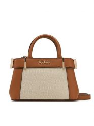 Guess Torebka HWAG96 33760 Brązowy. Brązowe torebki klasyczne Guess, z aplikacjami, z materiału, bez dodatków. Za 349.99 zł.