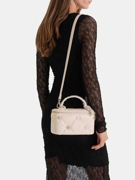 Nine West Torebka EO-Delancey Moon-KS2575-1 Écru. Białe torebki klasyczne Nine West, bez wzorów, z materiału, bez dodatków. Za 168.99 zł.