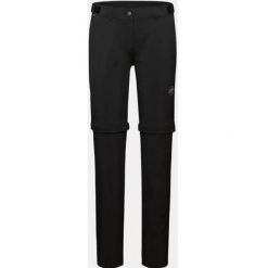 Spodnie damskie Mammut Runbold Zip Off Pants. Czarne spodnie sportowe Mammut, na lato, l, bez wzorów, trekkingowe. Za 606.90 zł.