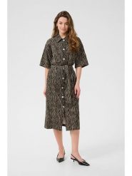 Kaffe Sukienka w kolorze beżowym rozmiar: 34. Brązowe sukienki Kaffe, na co dzień, bez wzorów, z tkaniny, bez kołnierzyka, bez ramiączek, midi, proste. Za 208.99 zł.