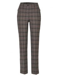 Rosner Spodnie w kolorze jasnobrązowym rozmiar: 44. Brązowe spodnie materiałowe Rosner, na imprezę, bez wzorów, z materiału, z podwyższonym stanem. Za 152.99 zł.