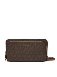 MICHAEL Michael Kors Torebka Jet Set 32F5GJ6C7B Brązowy. Brązowe listonoszki MICHAEL Michael Kors, bez wzorów, z materiału, bez dodatków. Za 679.99 zł.