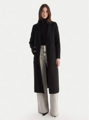 ViCOLO Płaszcz wełniany TF0002 Czarny Regular Fit. Czarne płaszcze ViCOLO, na zimę, s, bez wzorów, z syntetyku, bez kaptura. Za 1,179.00 zł.