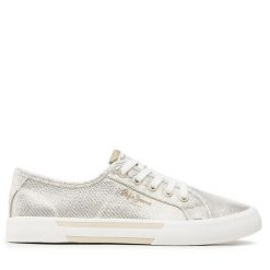 Tenisówki Pepe Jeans. Żółte trampki Pepe Jeans, bez wzorów, z jeansu, bez zapięcia. Za 159.99 zł.