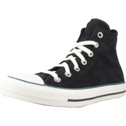 Buty CONVERSE CHUCK TAYLOR ALL STAR CONTRAST SUEDE Czarny. Czarne trekkingi Converse, z tkaniny, trekkingowe. Za 363.04 zł.