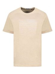 Geographical Norway Koszulka w kolorze beżowym rozmiar: XXL. Brązowe bluzki Geographical Norway, xxl, bez wzorów, z bawełny, bez kołnierzyka, bez ramiączek. Za 56.99 zł.