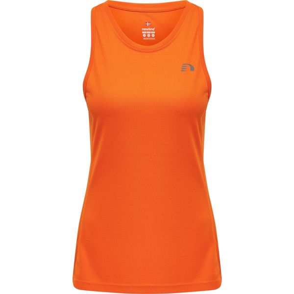 Damski tank top Newline core running singlet. Brązowe topy Newline, s, bez wzorów, bez kołnierzyka, bez ramiączek. Za 71.85 zł.