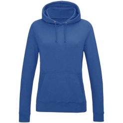 Damska Bluza Z Kapturem College. Niebieskie bluzy AWDIS, m, bez wzorów, z kapturem. Za 130.99 zł.