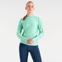 Bluza sportowa z kapturem damska Sprint City. Zielone bluzy sportowe Dare 2b, bez wzorów, z kapturem. Za 220.50 zł.