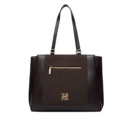 Torebka Nine West. Brązowe shopper Nine West, bez wzorów, bez dodatków. Za 329.99 zł.