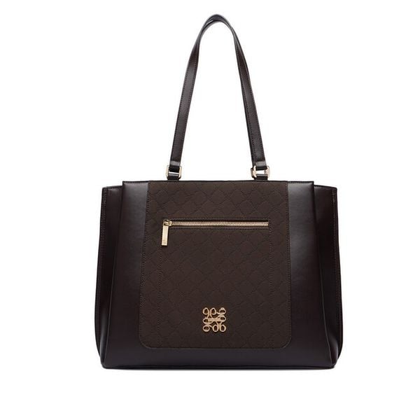 Torebka Nine West. Brązowe shopper Nine West, bez wzorów, bez dodatków. Za 329.99 zł.