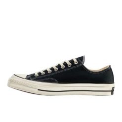 Buty do chodzenia dla dorosłych Converse Chuck Taylor All-Star 70 Ox Black White. Czarne obuwie sportowe Converse, bez zapięcia, trekkingowe. Za 361.70 zł.