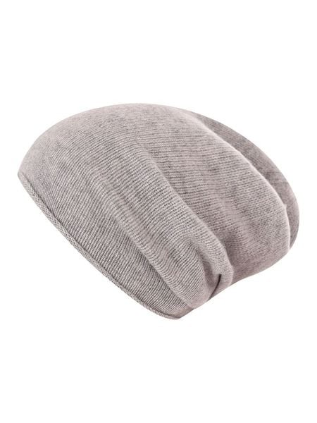 Zwillingsherz Kaszmirowa czapka beanie w kolorze jasnoszarym rozmiar: onesize. Szare czapki Zwillingsherz, bez wzorów, z kaszmiru. Za 113.99 zł.