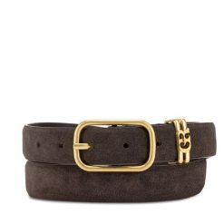 Pasek Damski GINO ROSSI. Brązowe paski Gino Rossi, bez wzorów. Za 129.99 zł.