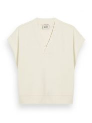 Scotch & Soda Bluza w kolorze kremowym rozmiar: XL. Brązowe bluzy Scotch & Soda, xl, bez wzorów, bez kaptura. Za 87.61 zł.