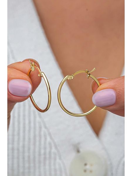 Heliophilia Pozłacane kolczyki-kreole rozmiar: onesize. Żółte kolczyki Heliophilia, pozłacane. Za 86.99 zł.