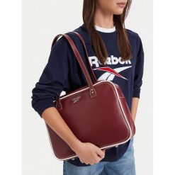 Torebka Reebok. Czerwone torebki klasyczne Reebok, bez wzorów, bez dodatków. Za 169.99 zł.