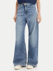 Guess Jeansy W5YA1C D5QP2 Niebieski Regular Fit. Niebieskie jeansy Guess, z aplikacjami. Za 525.00 zł.