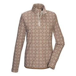 Bluza longsleeve damska Killtec KSW 109 WMN LS SHRT. Brązowe bluzy sportowe Killtec, bez wzorów, z elastanu, bez kaptura. Za 249.99 zł.
