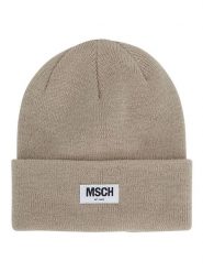MOSS COPENHAGEN Czapka beanie w kolorze beżowym rozmiar: onesize. Brązowe czapki Moss Copenhagen, bez wzorów, z materiału. Za 96.83 zł.